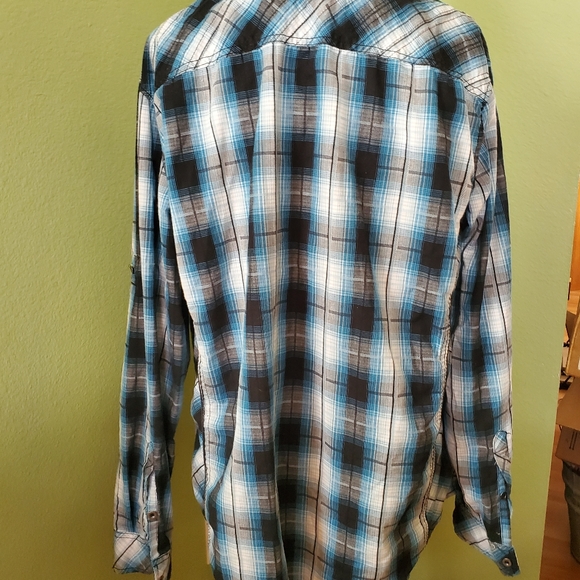 Helix xxl long sleeve button down shirt. Athletic fit. - Picture 4 of 13